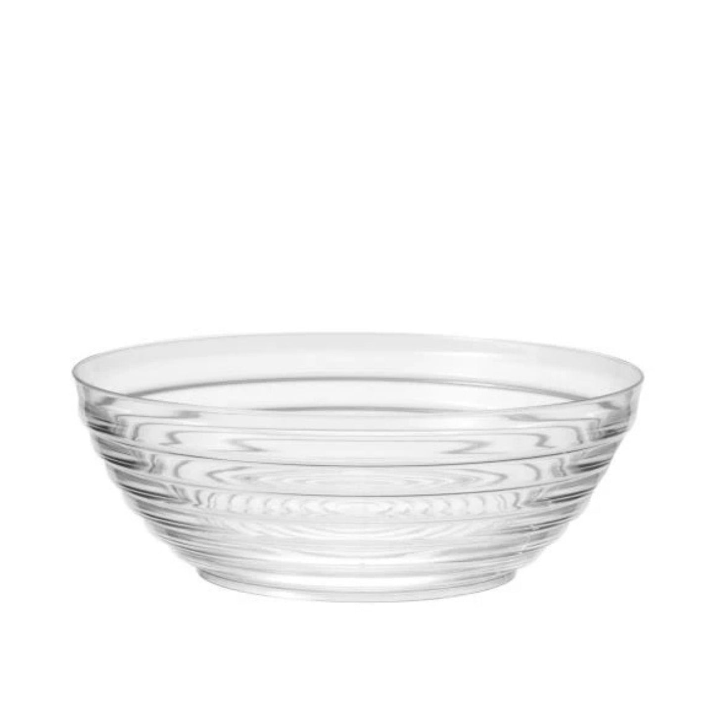 5 Quart 11 inch Large Ringed Serving Bowl Heavyweight Plastic Serverware Party Dimensions