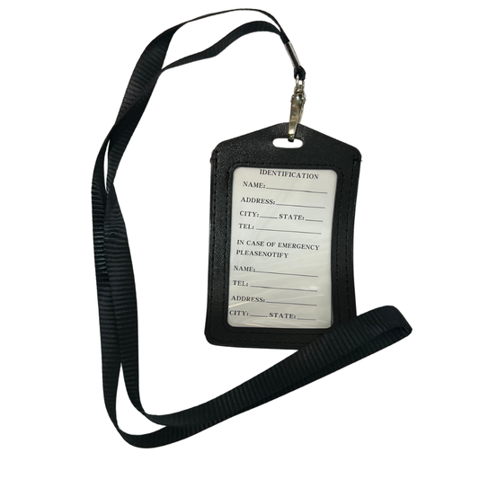 99¢ Identification Card Holder with Neck Ribbon Nail Clippers 555 Three five