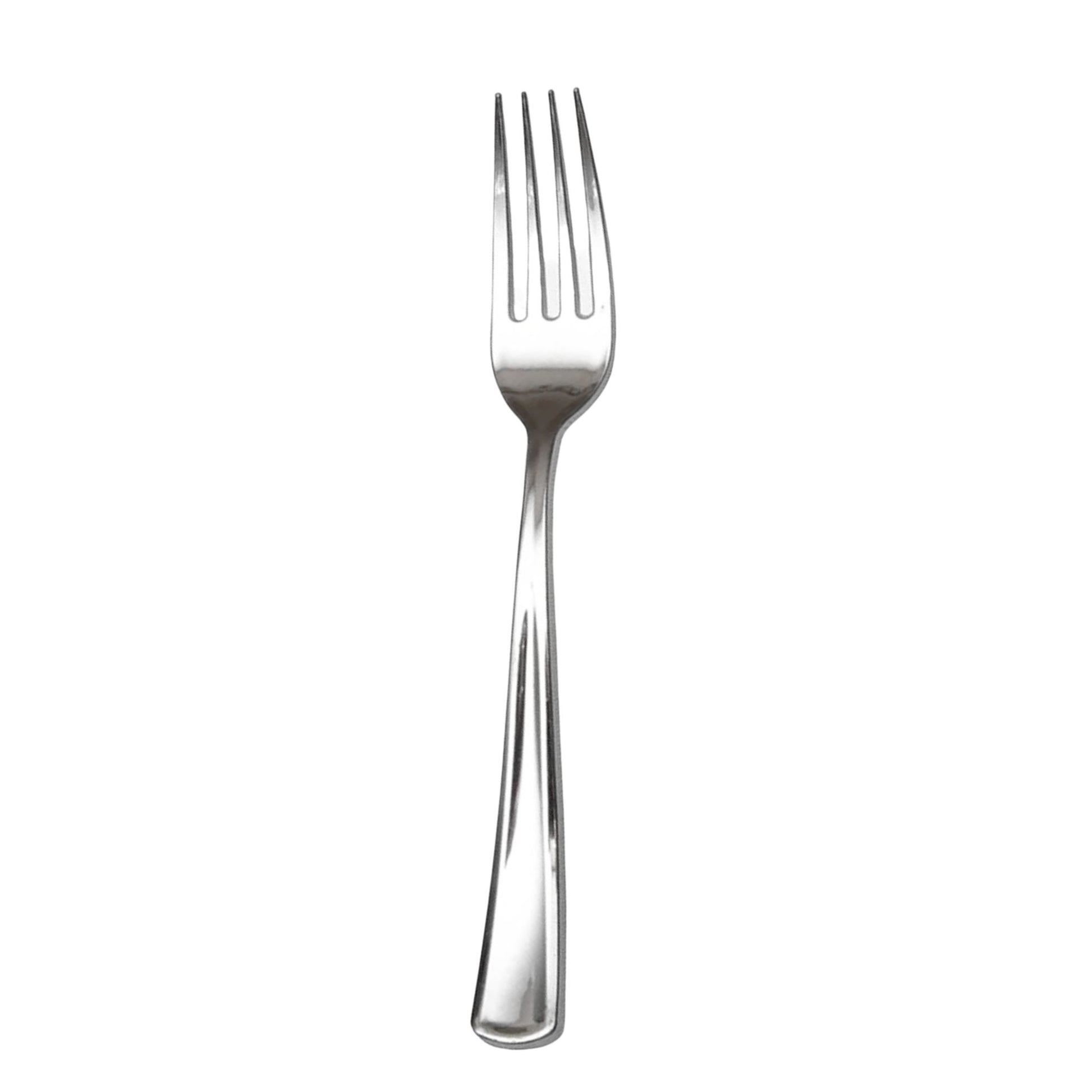 Premium Plastic Fork Polished Silver Tablesettings Lillian