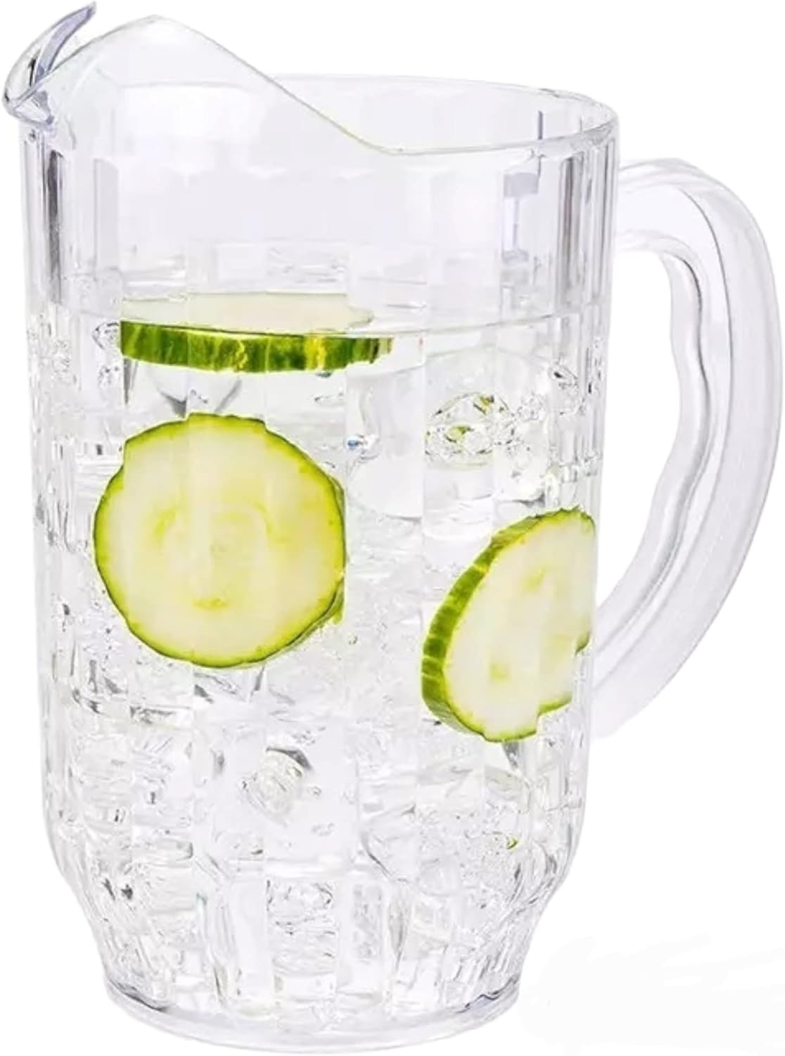 Break-Resistant Restaurant Style Plastic Pitcher Clear 58 oz Serverware VeZee