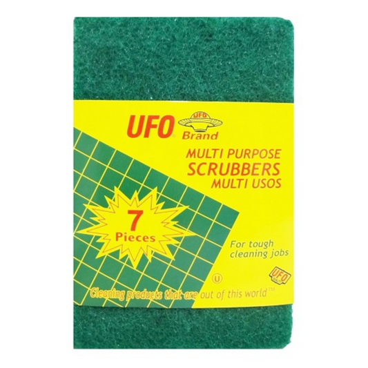 UFO Greem Multi Purpose Scrubbers: 7pc Gloves VeZee