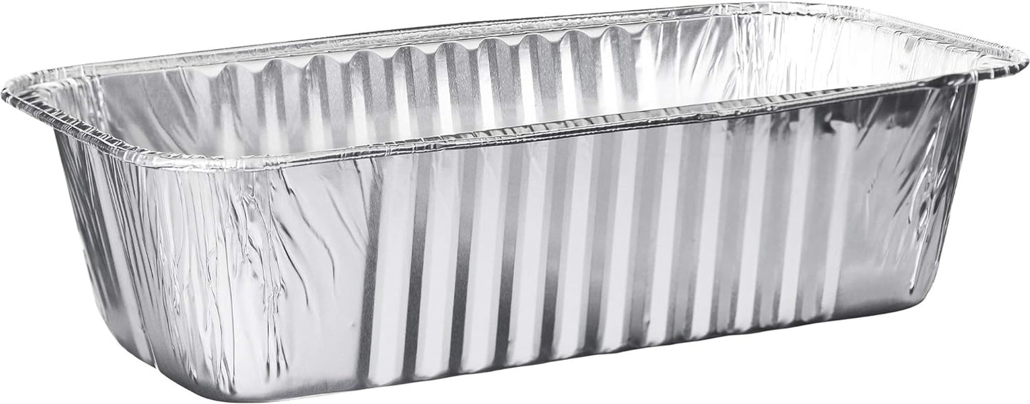 Disposable Aluminum 5lb Rectangular Loaf Pans: Ideal for Baking Disposable JetFoil   