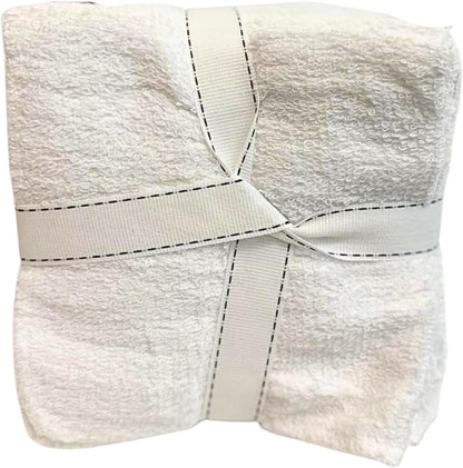 100% Cotton White Wash Cloths | 8 Ct. Household VeZee