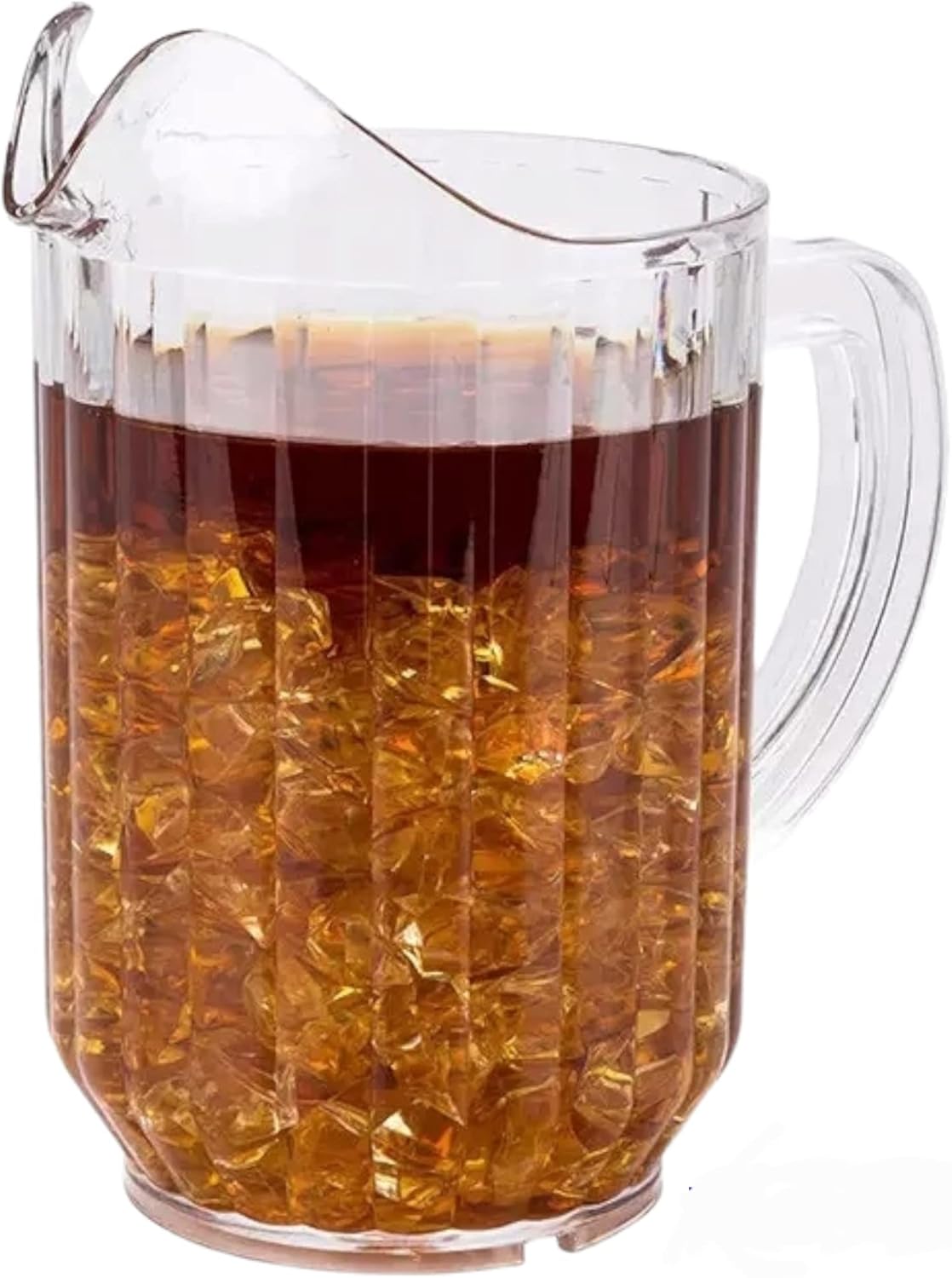 Break-Resistant Restaurant Style Plastic Pitcher Clear 58 oz Serverware VeZee