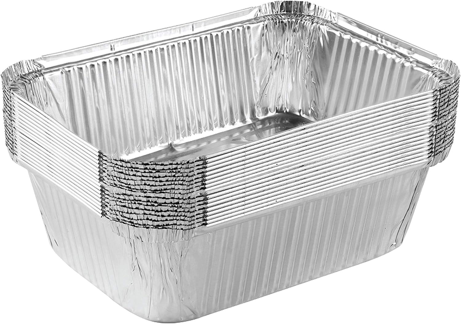 *WHOLESALE* Aluminum 5lb Rectangular Loaf Pans: Ideal for Baking | 200 PCS/Case Disposable VeZee