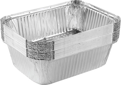 *WHOLESALE* Aluminum 5lb Rectangular Loaf Pans: Ideal for Baking | 200 PCS/Case Disposable VeZee