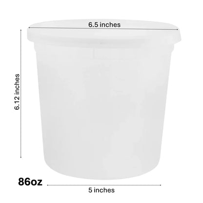 86oz Extra Strong Quality Heavyweight Deli Container with Lids Food Storage & Serving VeZee   