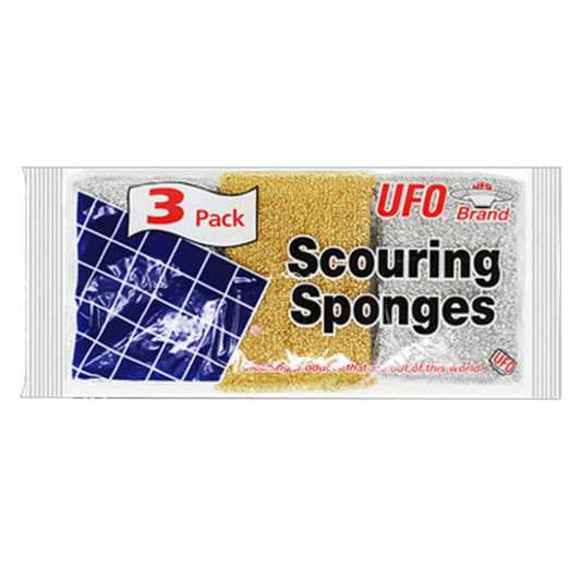 UFO Multi Purpose ScouringSponges:3CT Gloves VeZee