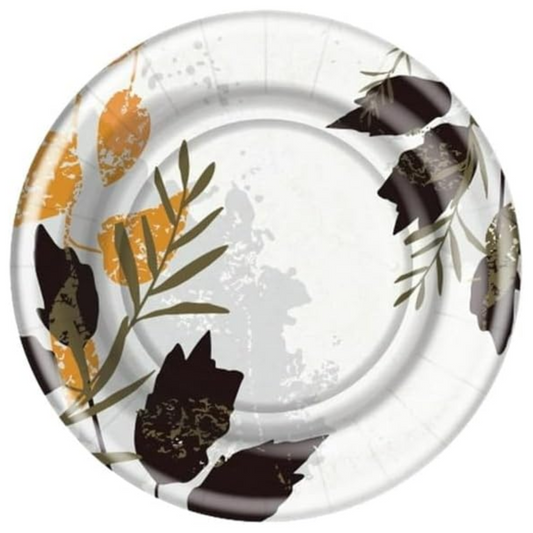 Leafy Canopy 10.25" Dinner Paper Plates Plates VeZee   