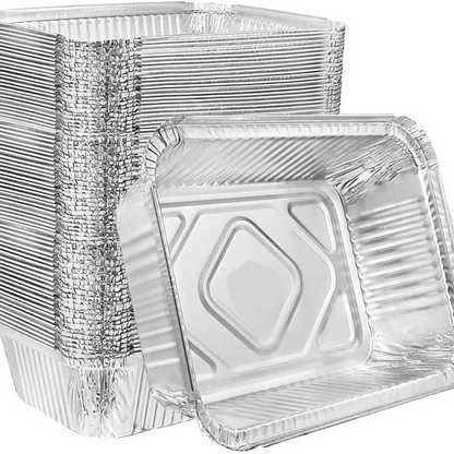 *WHOLESALE* Disposable Aluminum 5Lb Oblong Pan 9” x 6.25” | 250 ct/case Disposable VeZee   