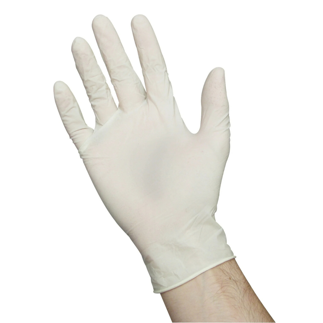 Always Handy Latex Gloves - Powder-Free, Ambidextrous - 100Pcs - Medium Gloves Always Handy