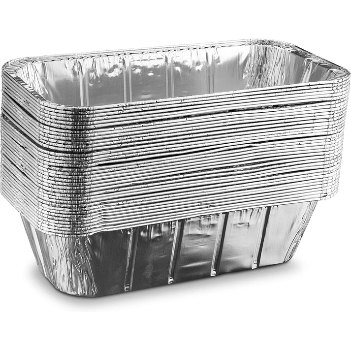 *WHOLESALE* Aluminum 5lb Rectangular Loaf Pans: Ideal for Baking | 200 PCS/Case Disposable VeZee