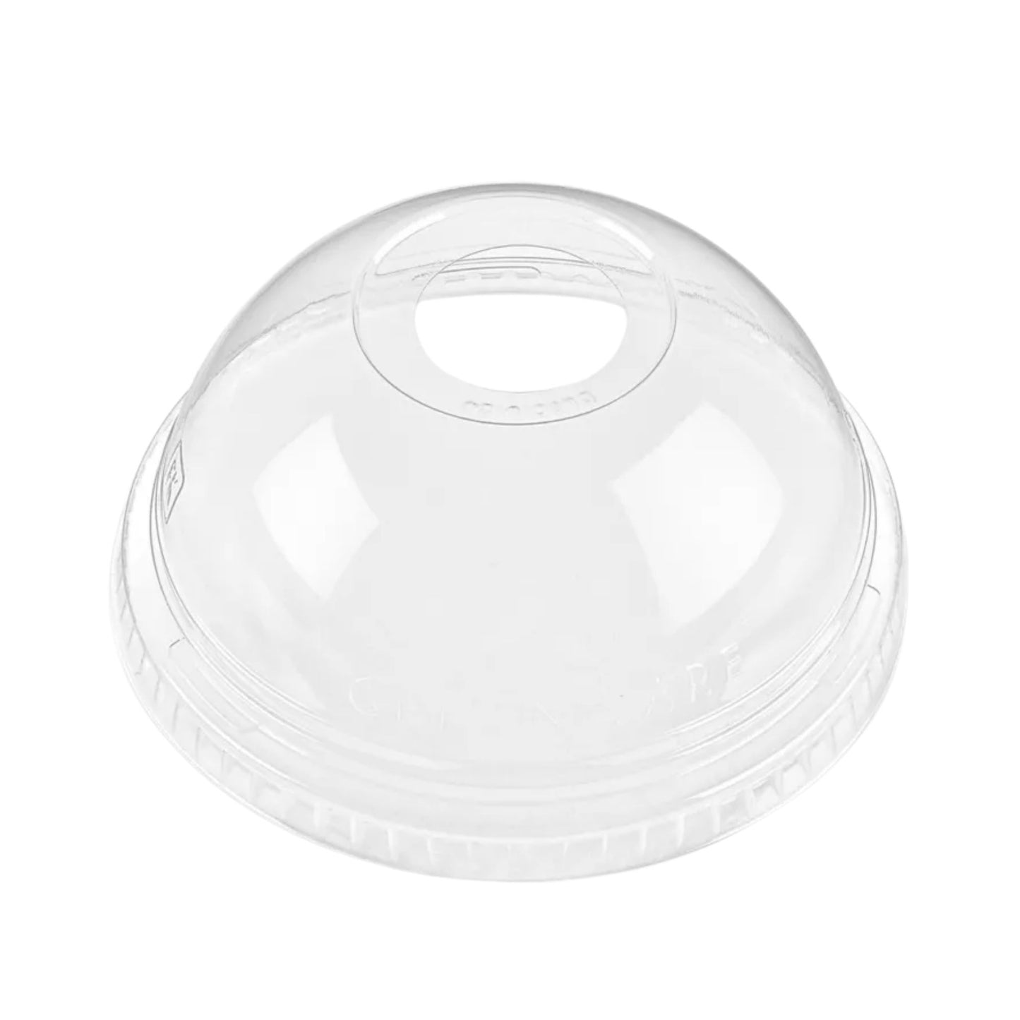 20oz Clear PET Plastic Cups with Dome Lid & Straw Smoothie Cups VeZee