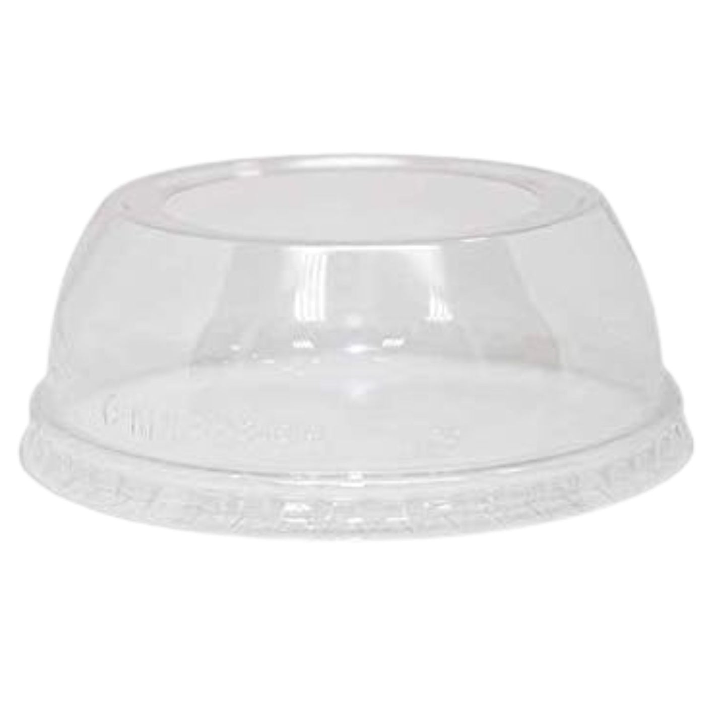 20oz Clear PET Plastic Cups with 2" Wide Dome Lid & Straw Smoothie Cups VeZee