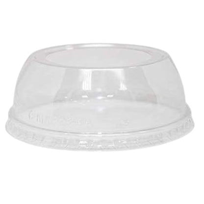 20oz Clear PET Plastic Cups with 2" Wide Dome Lid & Straw Smoothie Cups VeZee