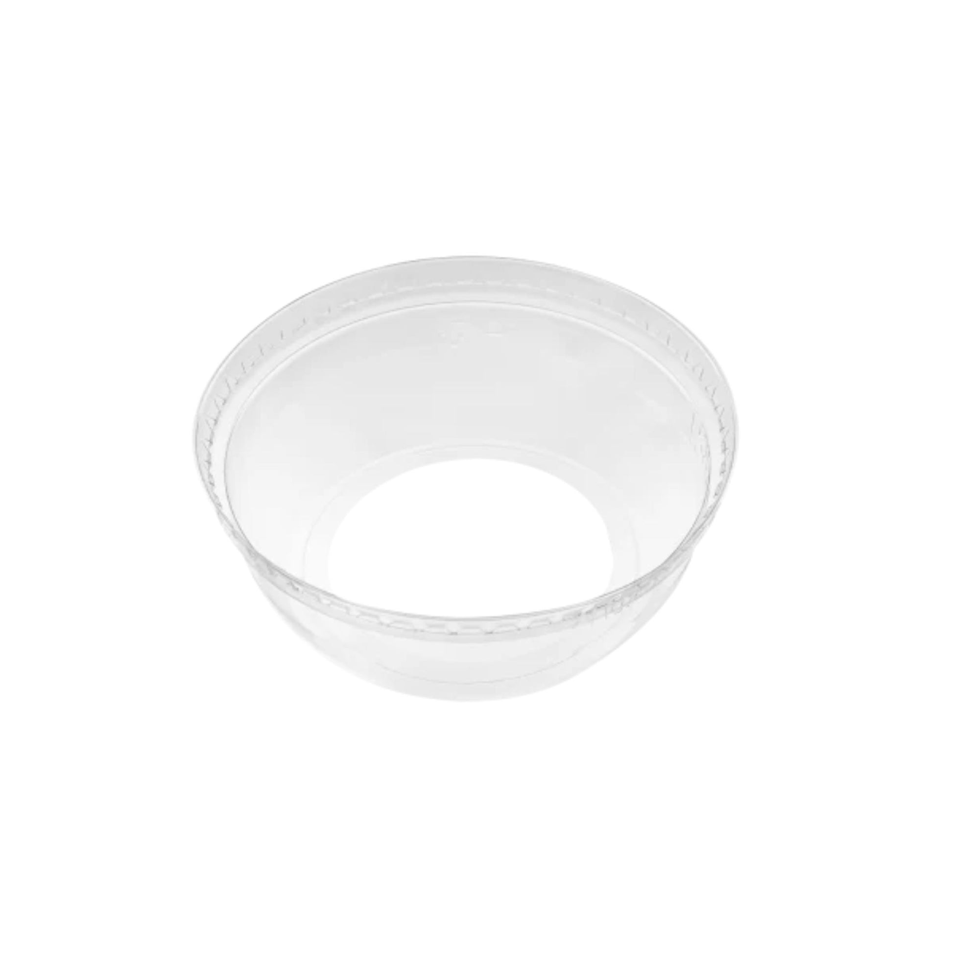 20oz Clear PET Plastic Cups with 2" Wide Dome Lid & Straw Smoothie Cups VeZee