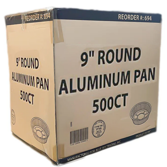 *WHOLESALE* Disposable 9” Aluminum Foil Round Pans | 500 ct/Case Disposable VeZee   