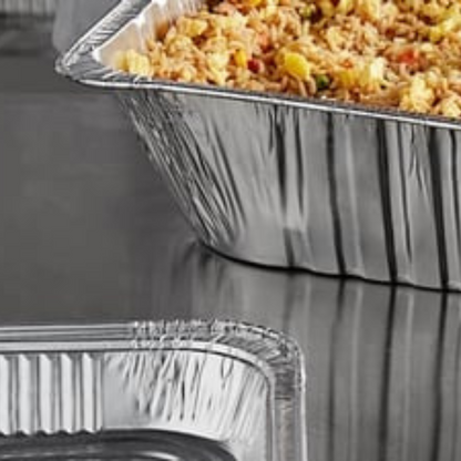 Disposable EXTRA DEEP EXTRA HEAVY Weight 9X13  Half Size Disposable Aluminum Pans Disposable VeZee   