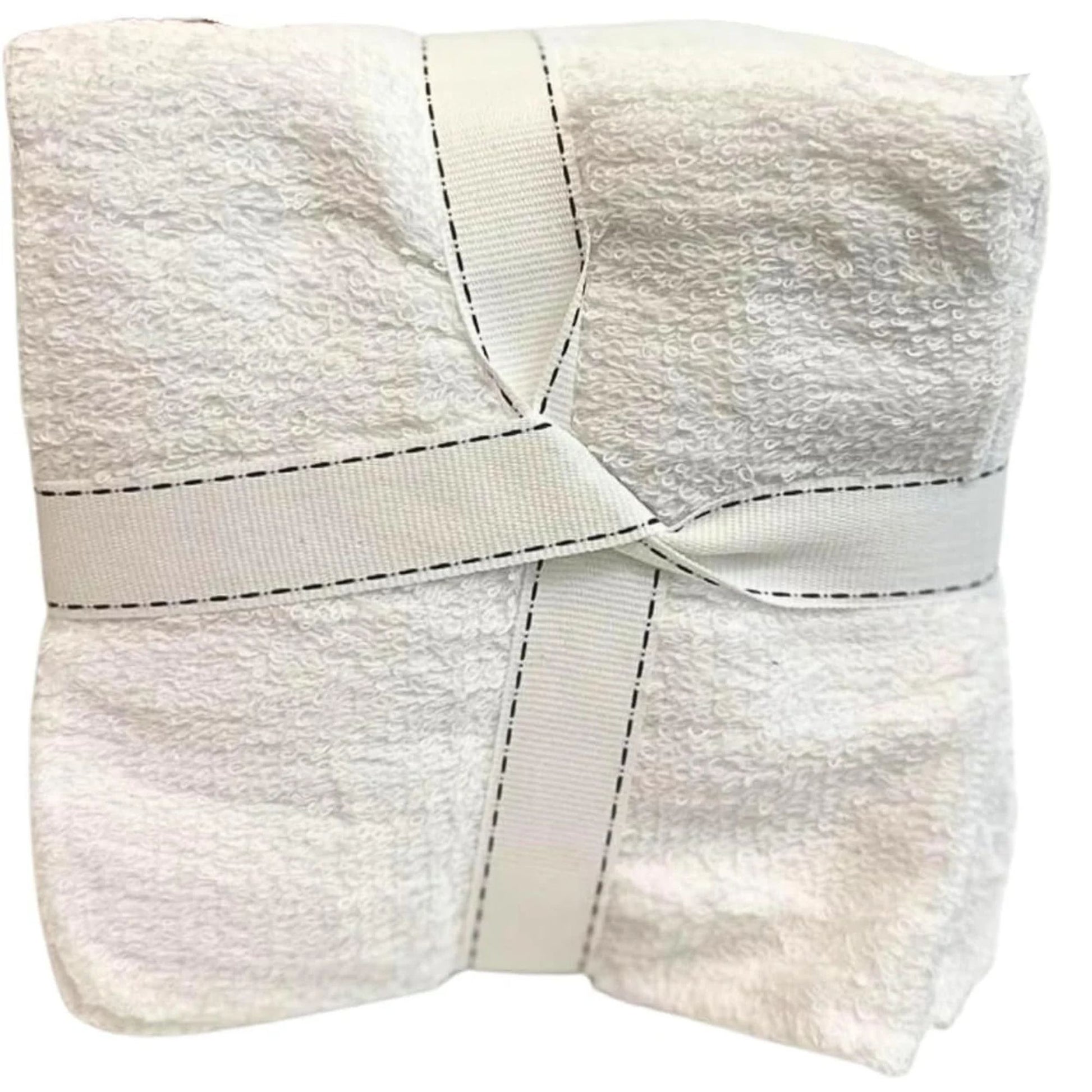 Wash Cloths 12"x12" 100% Cotton White 10 Pack Washcloths VeZee