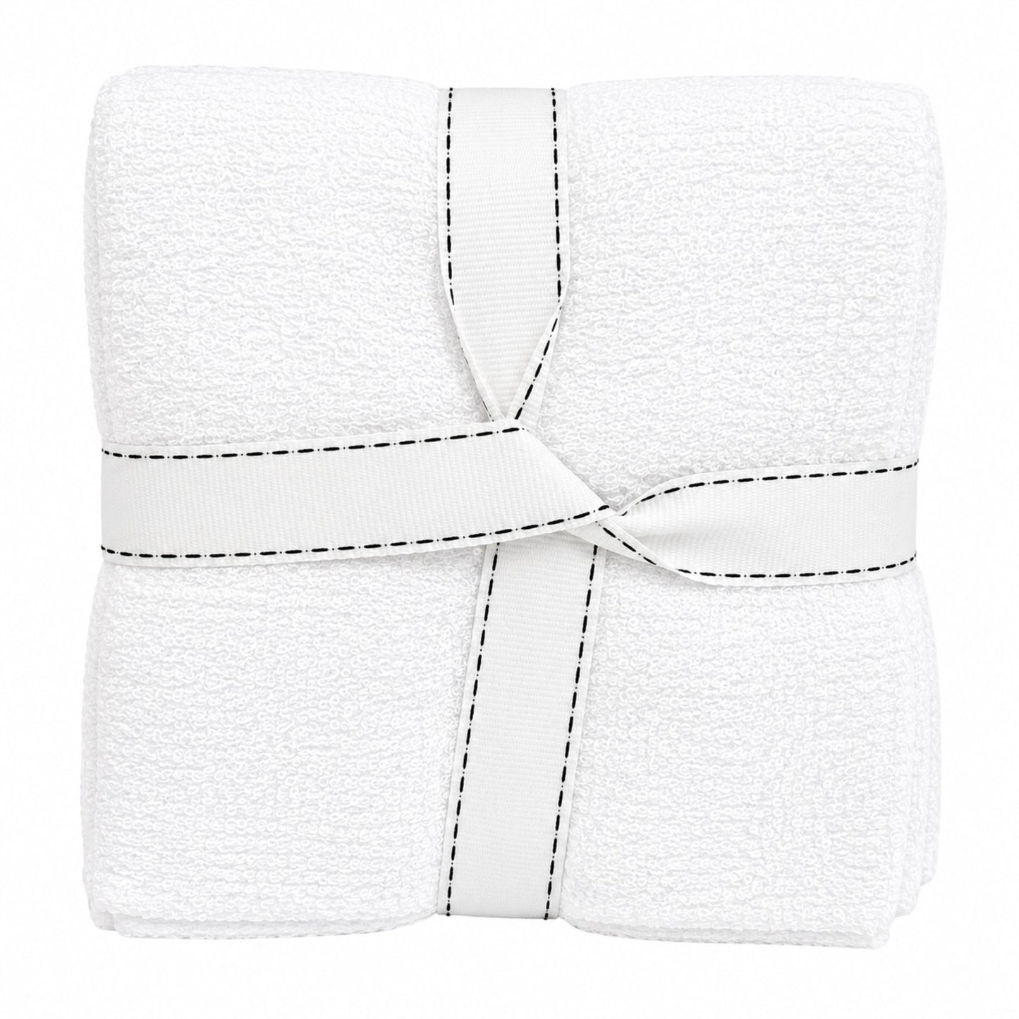 Wash Cloths 12"x12" 100% Cotton White 10 Pack Washcloths VeZee