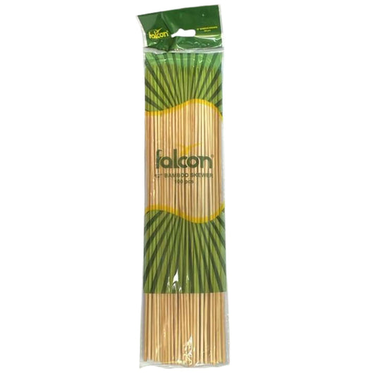 Falcon 12" Bamboo Skewers | Natural BBQ Sticks for Grilling, Kabobs & More Cutlery Lillian