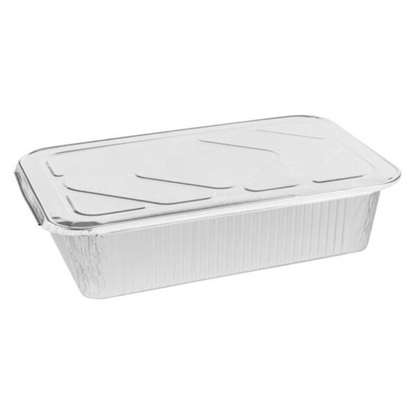 Aluminum Half Size LID For 9x13 Regular, Heavy and Extra Heavy Weight Pans Disposable VeZee   