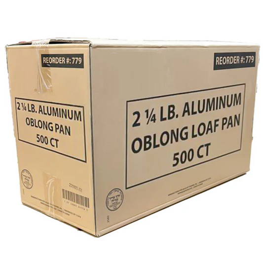 *WHOLESALE* Disposable Aluminum 2.25Lb Oblong Pan 8.75" x 6.12" | 500 ct/case Disposable VeZee   