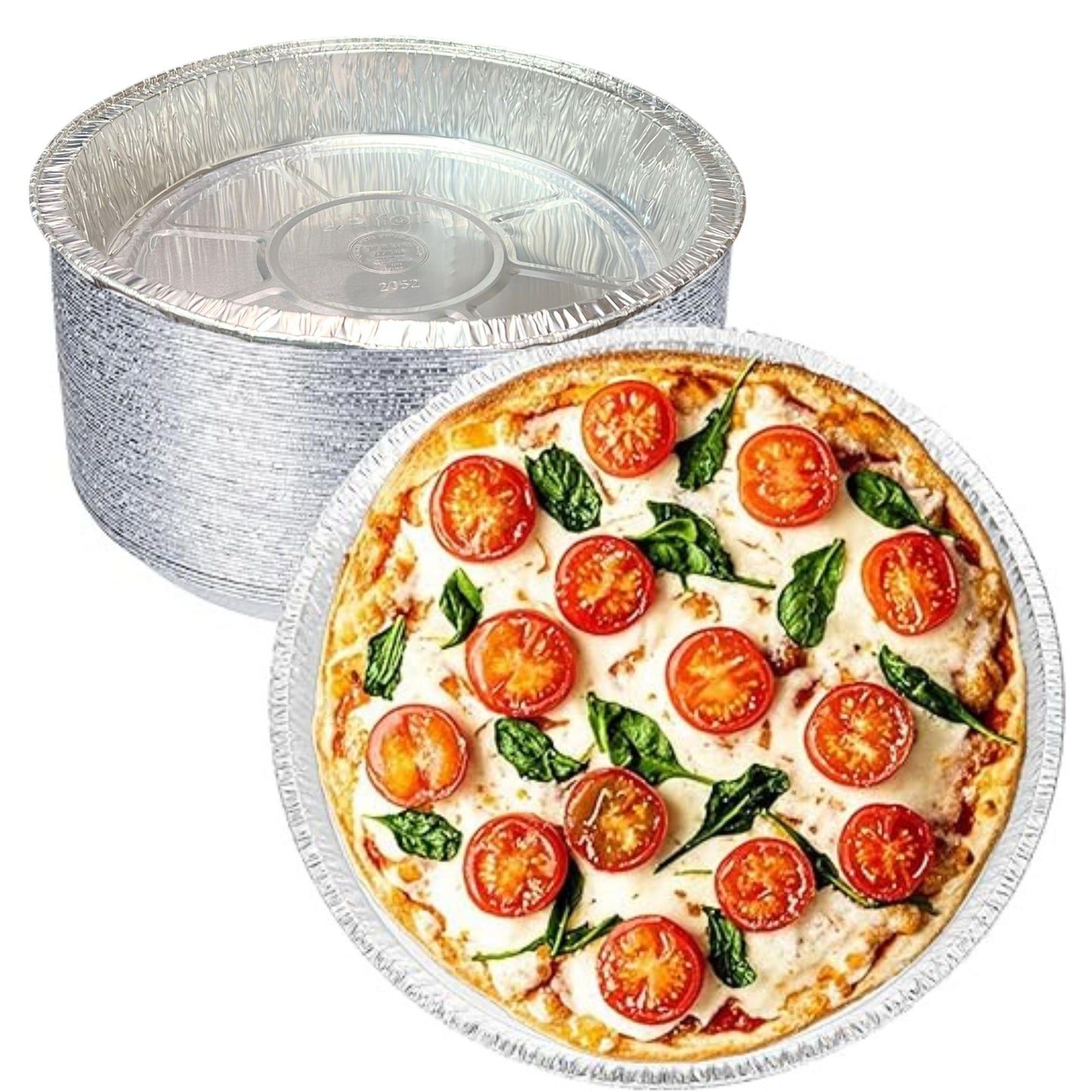Jetfoil 14” XL Disposable Aluminum Foil Round Pans – Oven Safe, Easy Cleanup Bakeware JetFoil