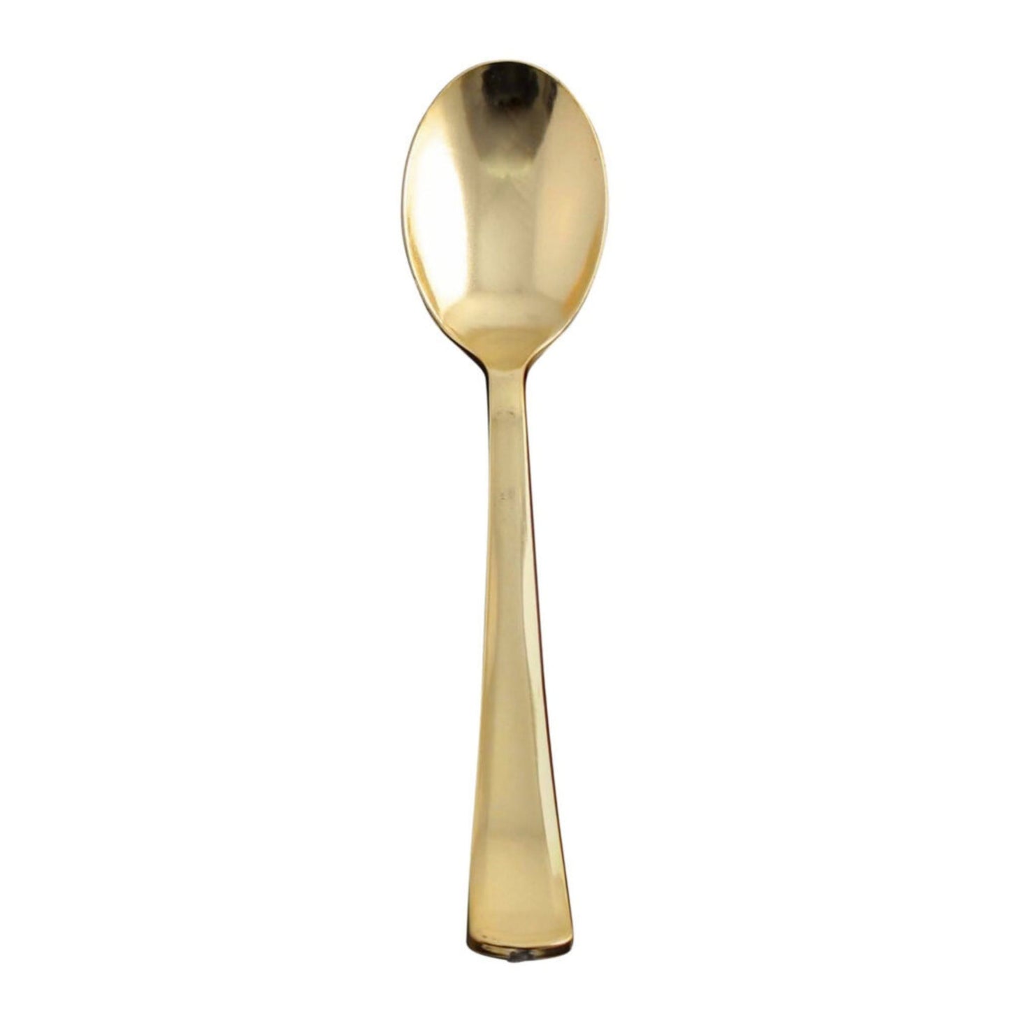 Dynasty Plastic Gold Spoons Disposable Spoons Blue Sky