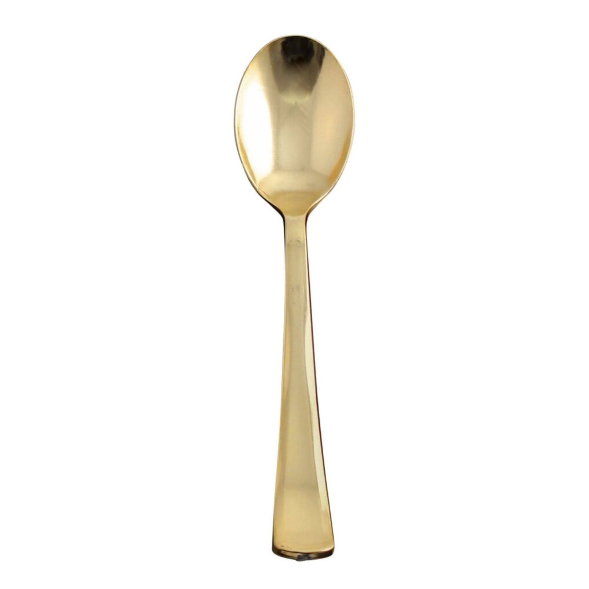 Dynasty Plastic Gold Spoons Disposable Spoons Blue Sky