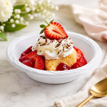 *BUY BULK* 5oz White Lightweight Dessert Bowls Bowls VeZee