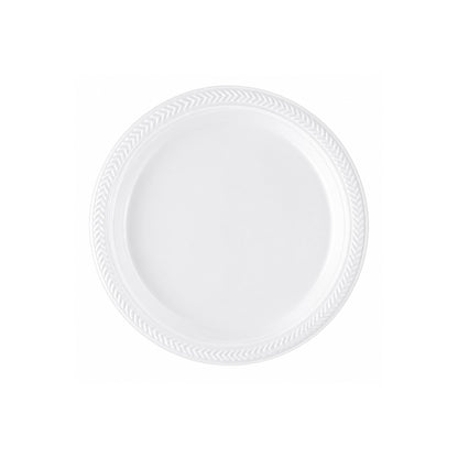 *BUY BULK* 6" plates Lightweight White Plastic Disposable Disposable Plates Blue Sky