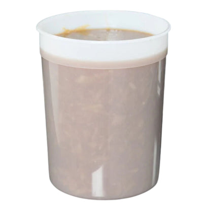 128 oz Disposable Plastic Food Storage Containers with Lids Food Storage & Serving VeZee