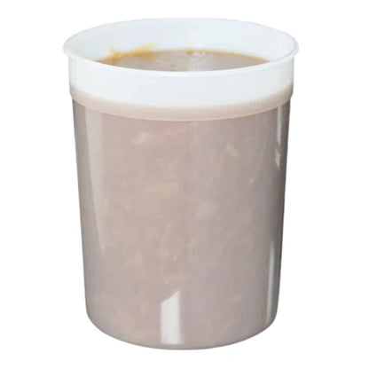 *WHOLESALE* 128oz Storage Containers with Lids Disposable Plastic Food Storage & Serving VeZee