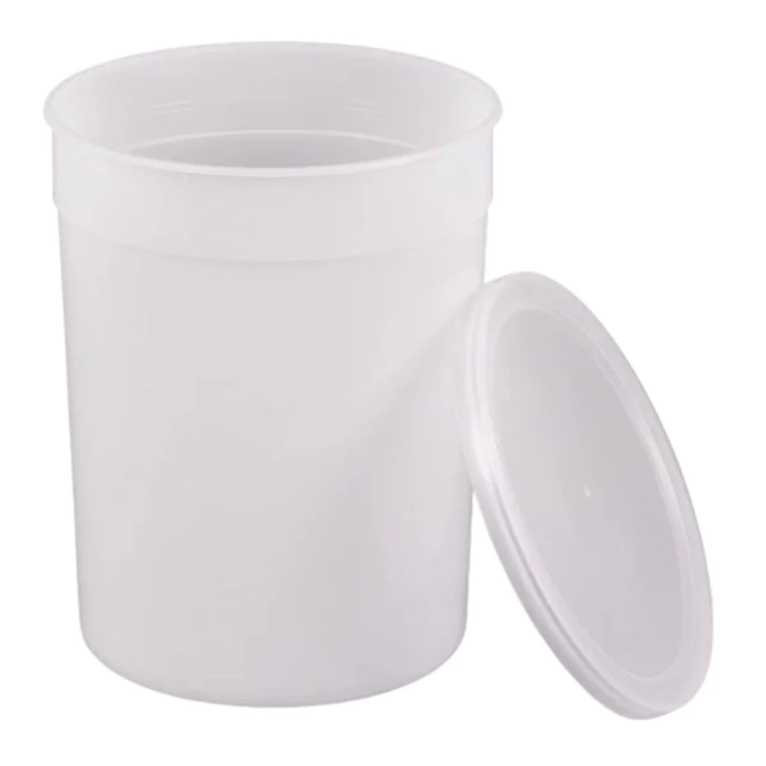 *WHOLESALE* 128oz Storage Containers with Lids Disposable Plastic Food Storage & Serving VeZee