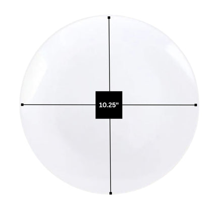 White Plastic Dinnerware Set- Value Pack-Organic Disposable Tableware Decorline