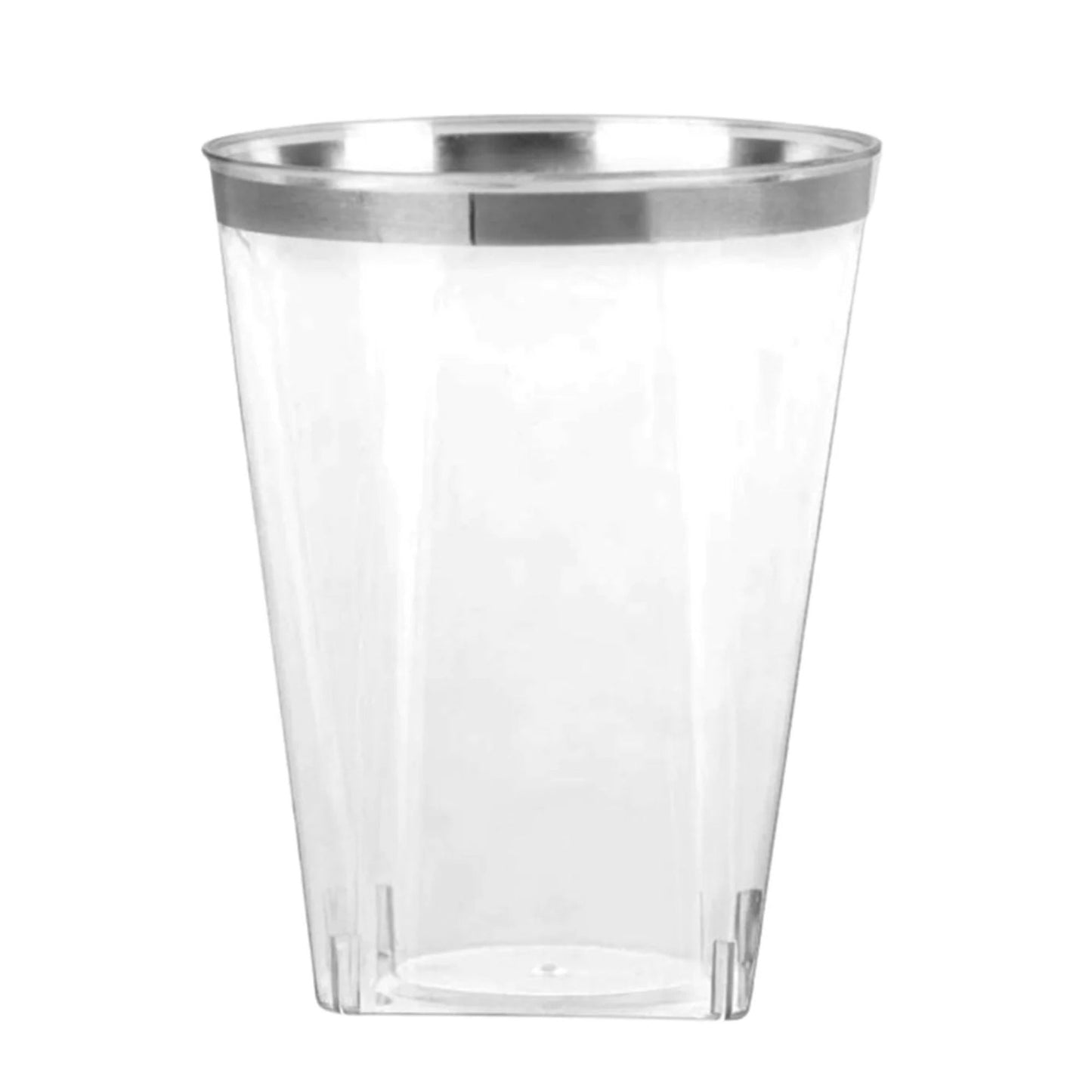 White Plastic Dinnerware Set- Value Pack-Organic Disposable Tableware Decorline