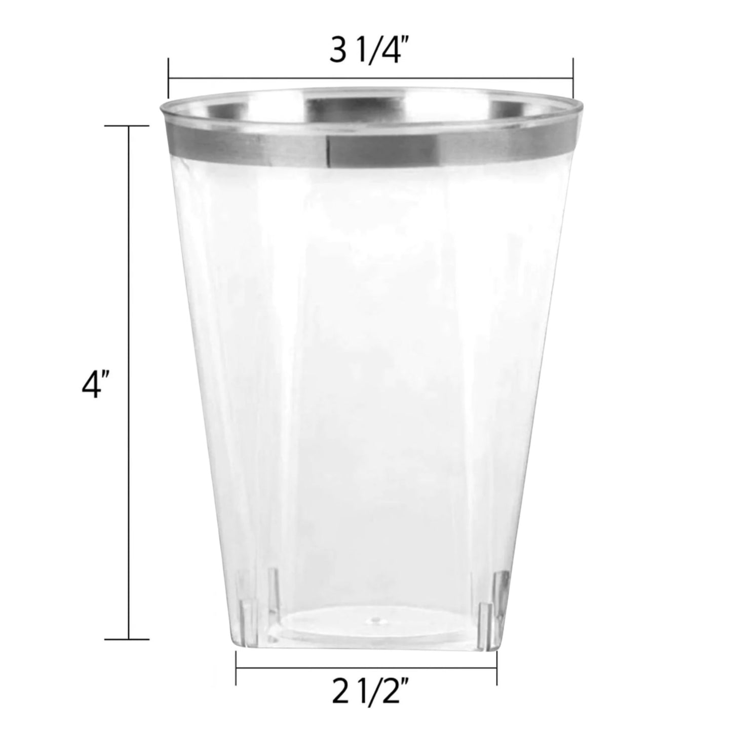 White Plastic Dinnerware Set- Value Pack-Organic Disposable Tableware Decorline