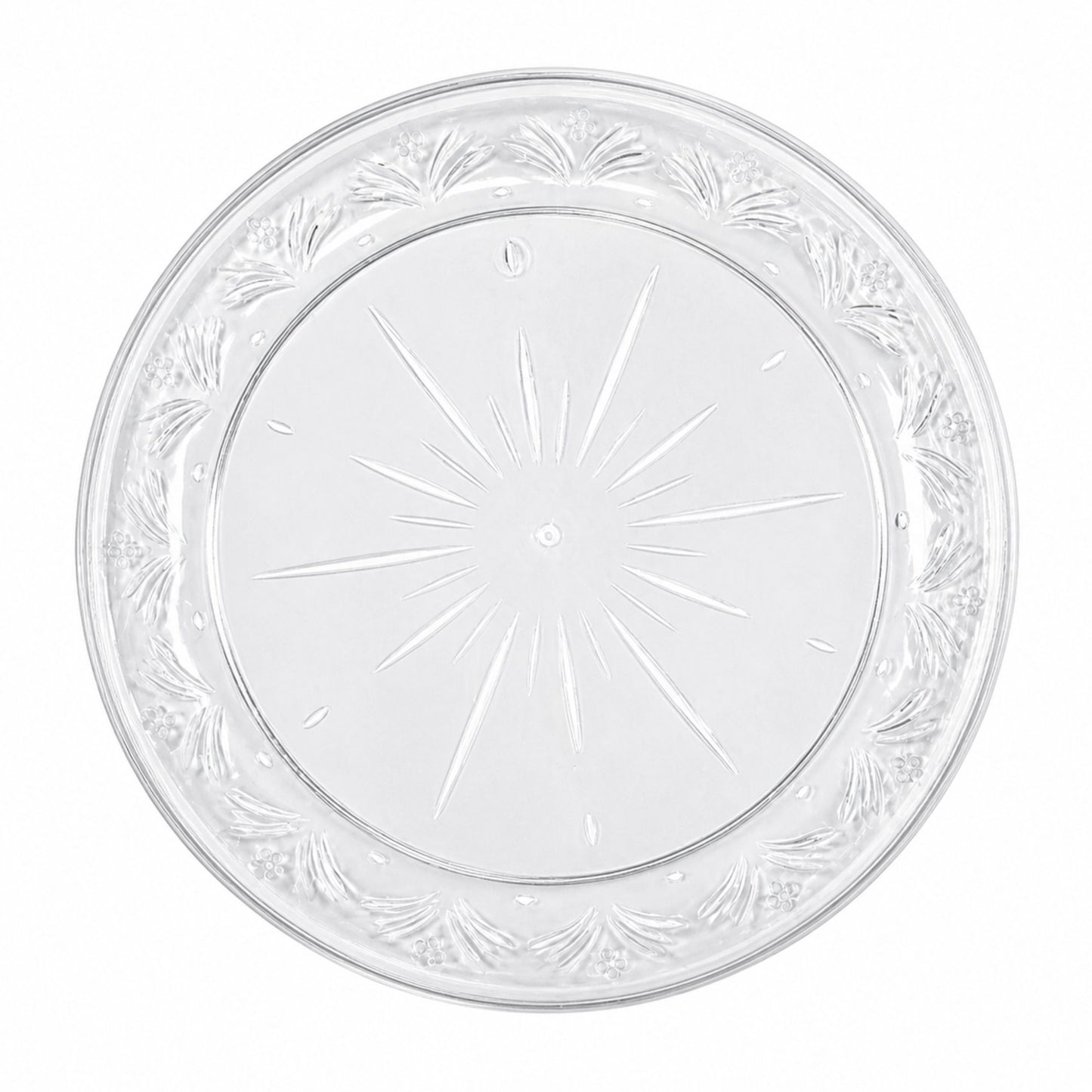 *JUMBO PACK* 10" Plastic Plates Disposable Disposable Plates Blue Sky