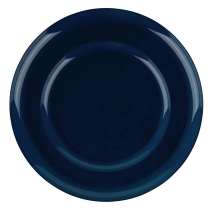Navy Blue Disposable Dinnerware Set – Elegant Party Pack: Edge Disposable Tableware Decorline