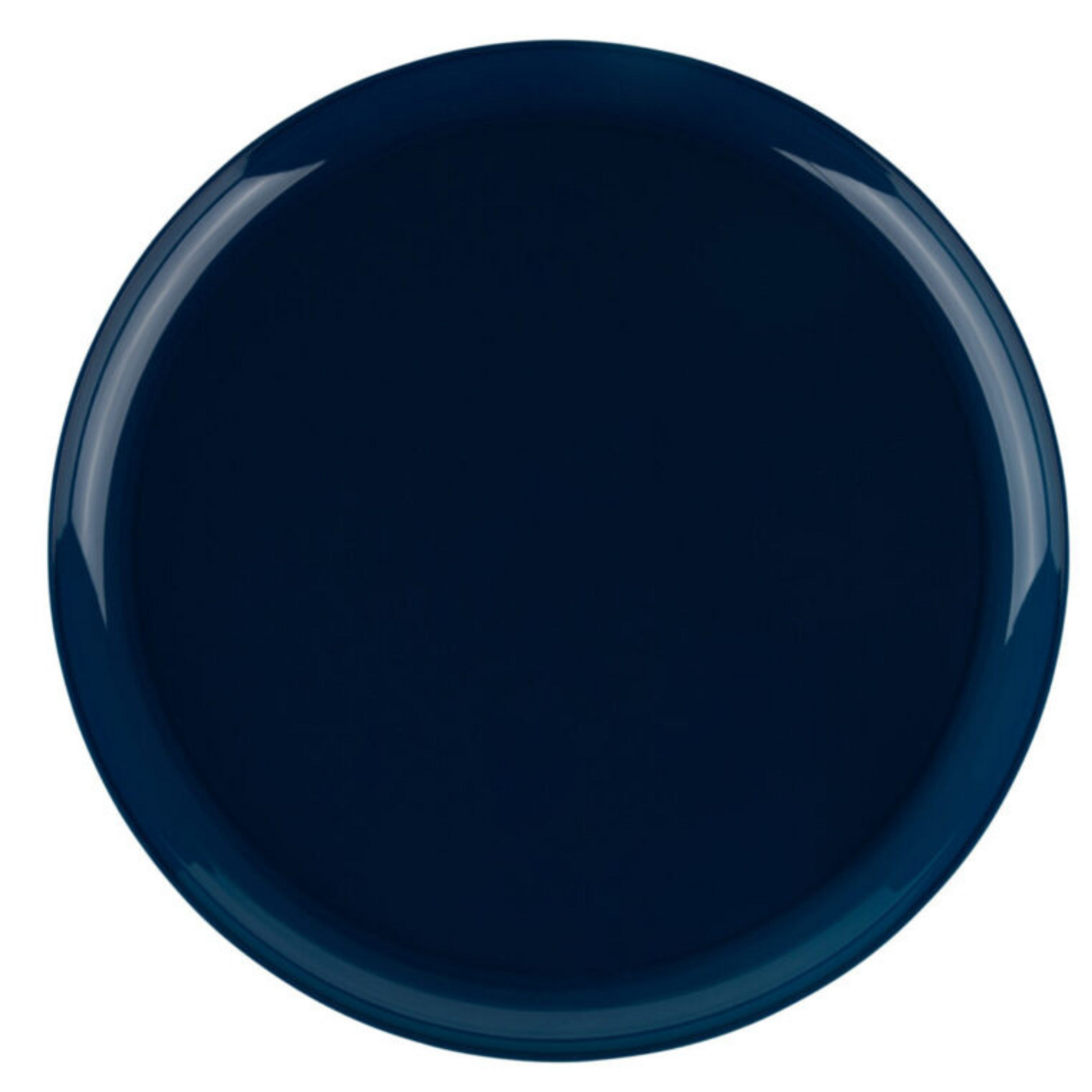 The Edge Collection 10" Dark Blue Round High-End Plastic Plates Disposable Plates SIMCHA Collection