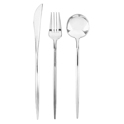 Mint Green Disposable Dinnerware Set – Elegant Party Pack: Edge Disposable Tableware Decorline