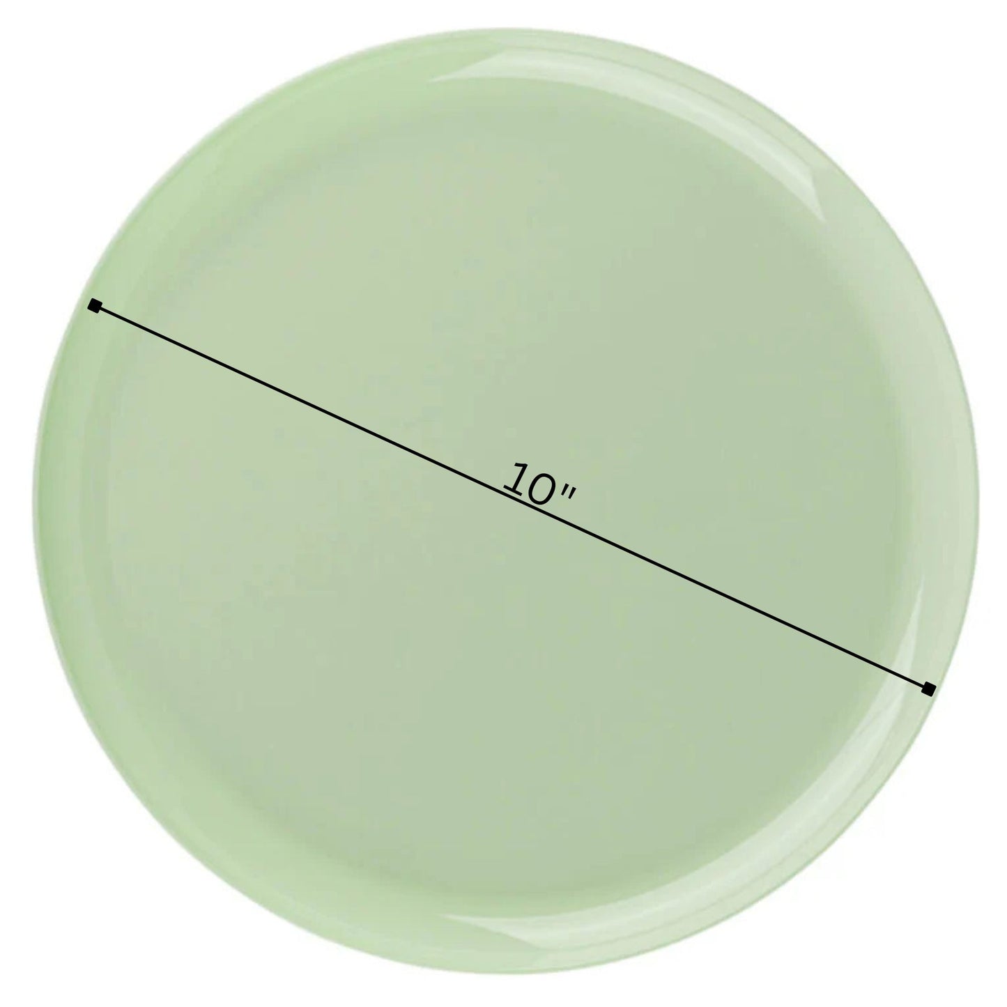 *BUY BULK* The Edge Collection Elegant Mint Green Disposable Plastic Dinner Tableware COMBO Set Dinnerware Sets SIMCHA Collection