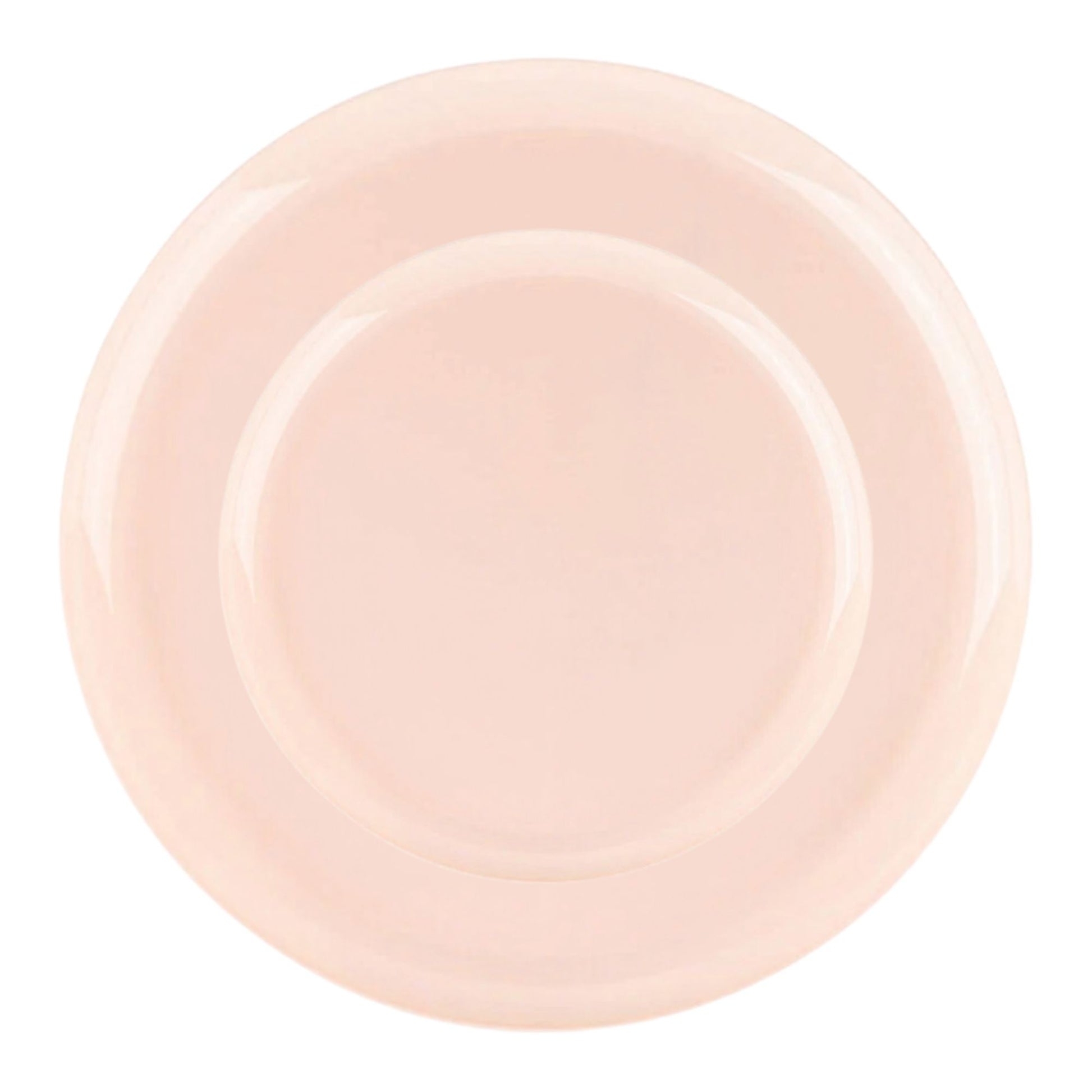Pink Disposable Dinnerware Set – Elegant Party Pack: Edge Disposable Tableware Decorline