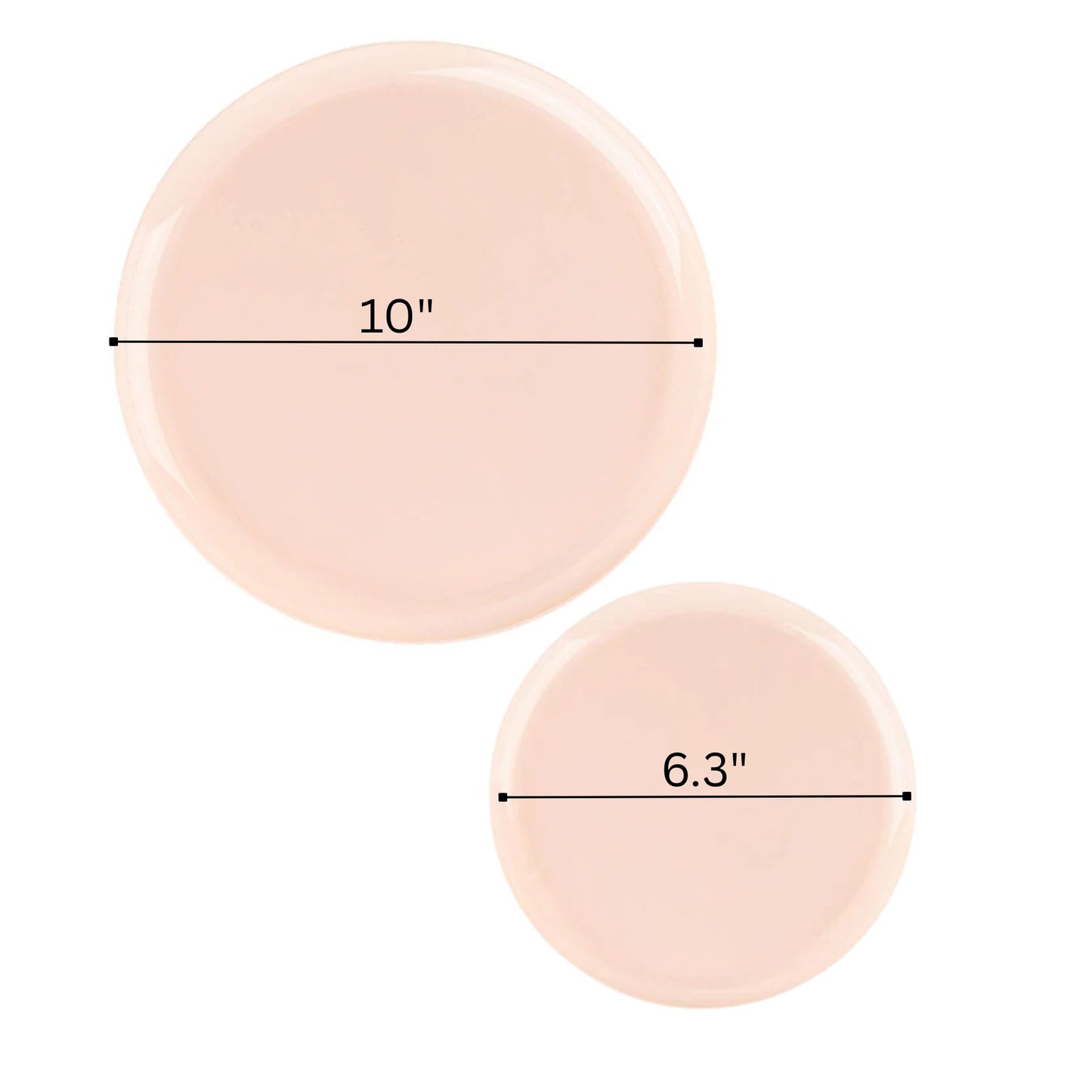 Pink Disposable Dinnerware Set – Elegant Party Pack: Edge Disposable Tableware Decorline