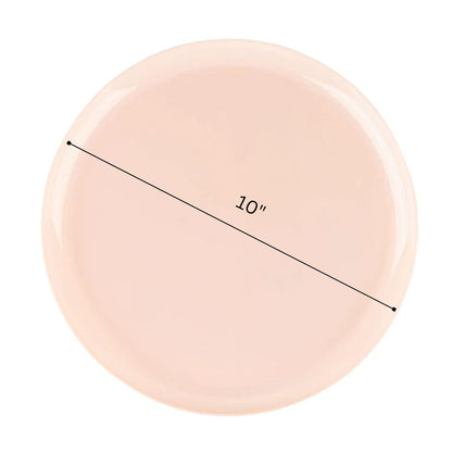 *BUY BULK* The Edge Collection Elegant Pink Disposable Plastic Dinner Tableware COMBO Set Dinnerware Sets SIMCHA Collection