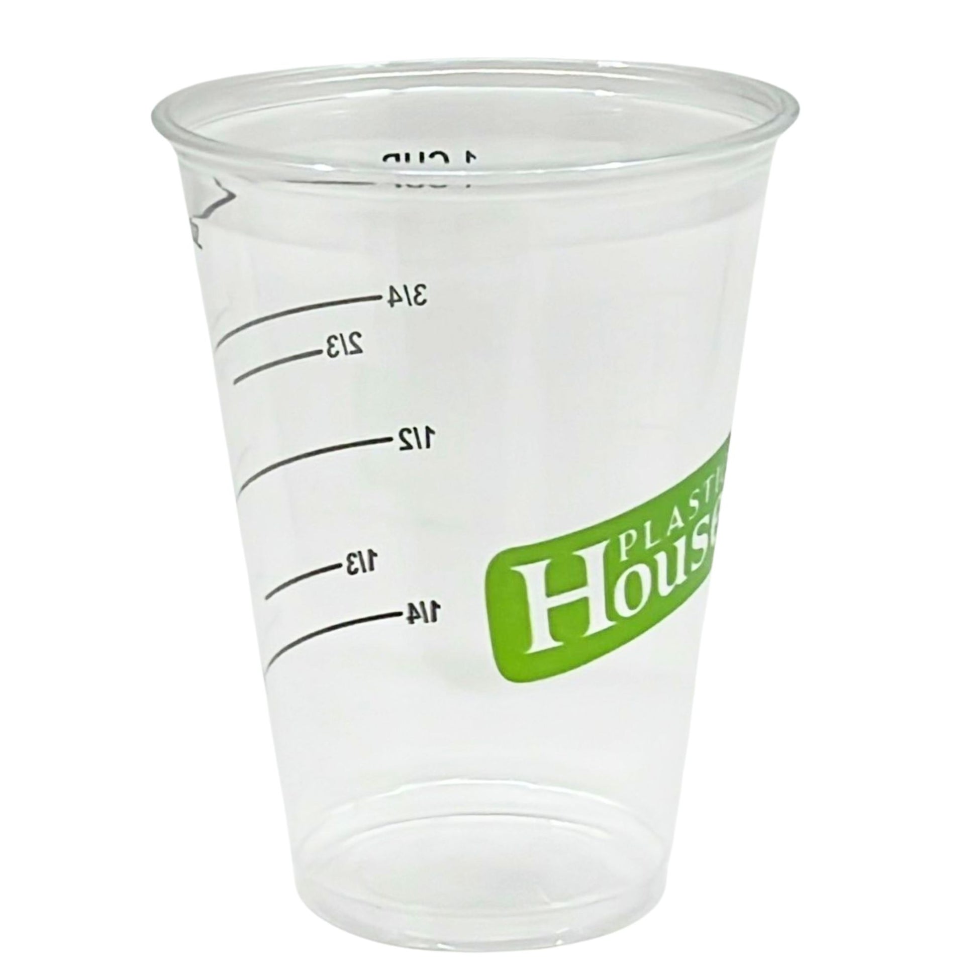 Plastic House 8Oz Translucent Plastic Measuring Cups:20CT Measuring Cups Plastic House