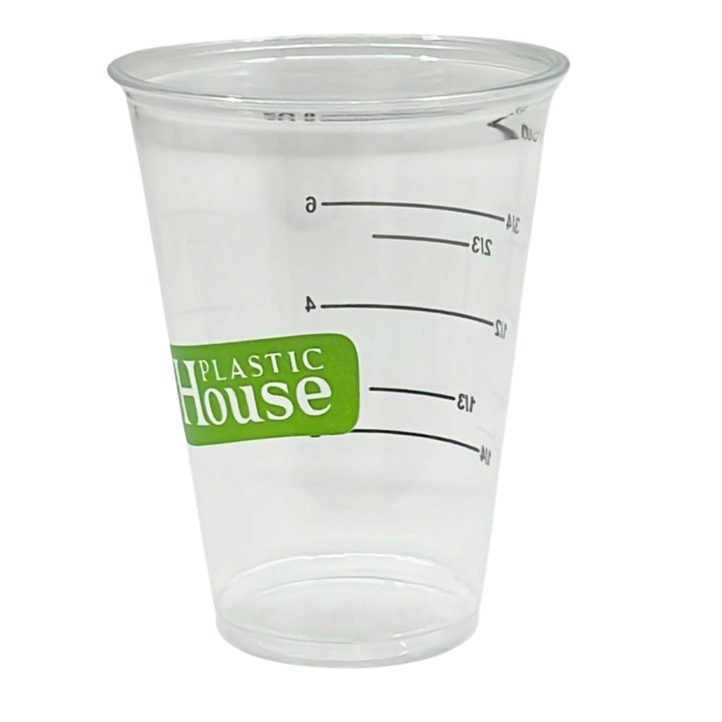 Plastic House 8Oz Translucent Plastic Measuring Cups:20CT Measuring Cups Plastic House