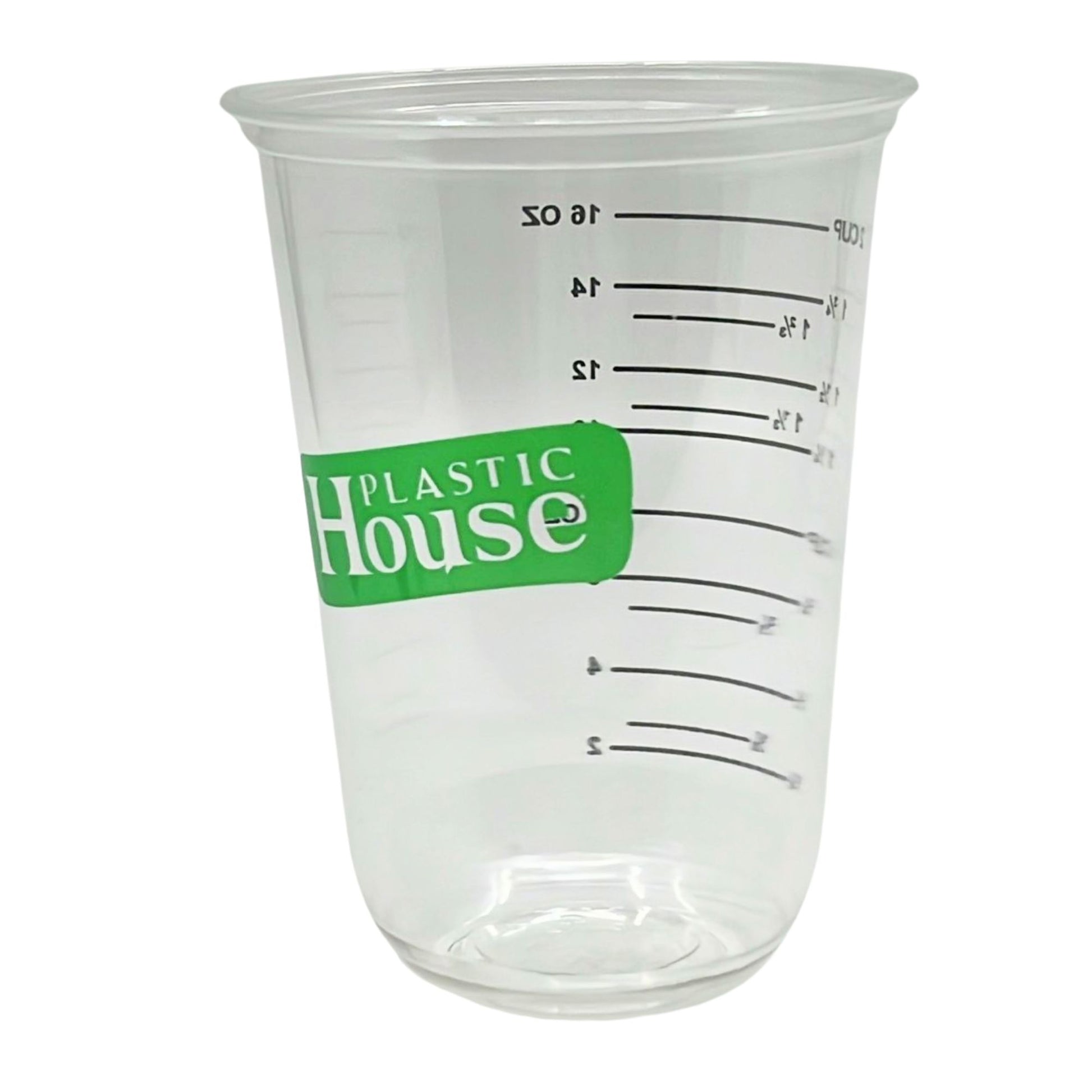 Plastic House 16Oz Translucent Plastic Measuring Cups:12CT Measuring Cups Plastic House