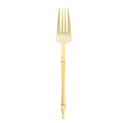 Majestic Flatware Plastic Gold Dinner Forks Disposable Forks Magestic
